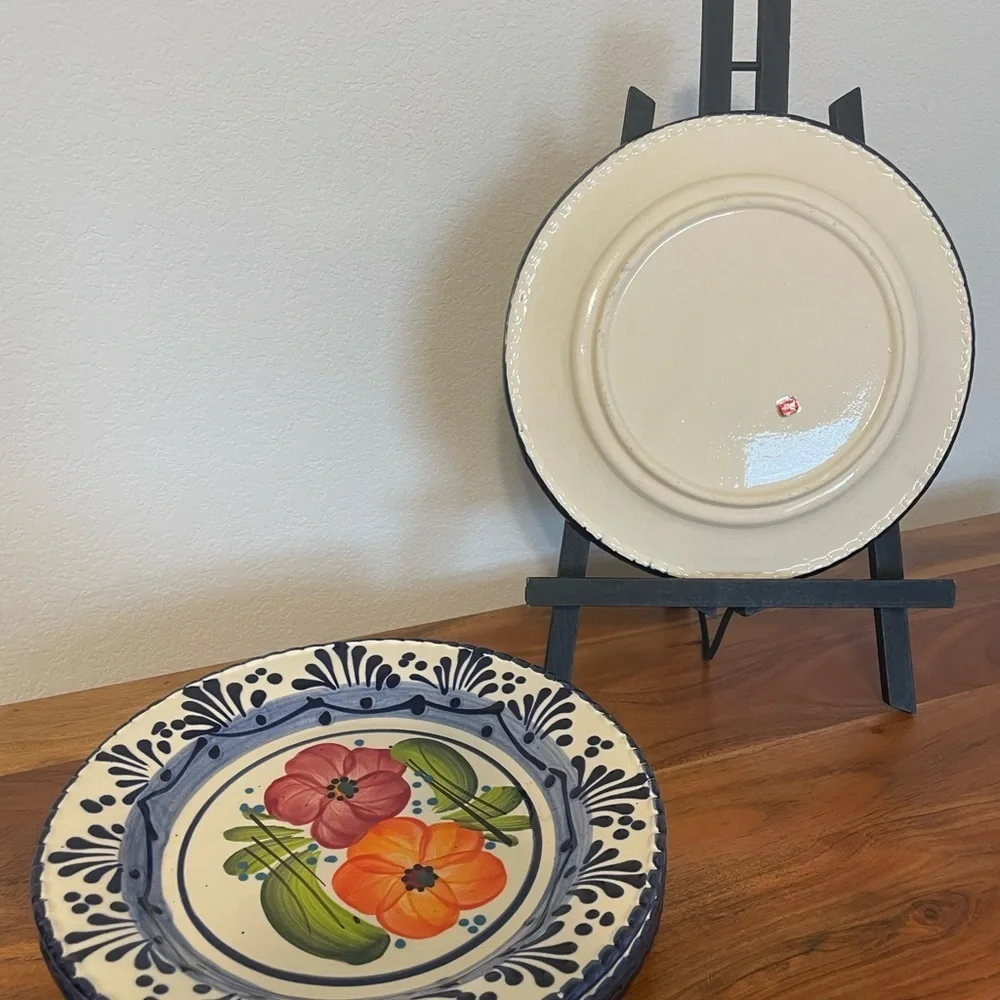 Mexican Talavera Plates Set of 4